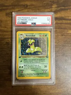 Pokemon PSA Graded Victreebel Evolution Set PSA 7 1st Edition Holo Rare Jungle - Image 2