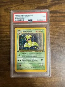 Pokemon PSA Graded Victreebel Evolution Set PSA 7 1st Edition Holo Rare Jungle - Image 4