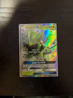 2018 SCEPTILE GX 22/214- LOST THUNDER Pokemon - ULTRA RARE - HOLO -NM - Image 1
