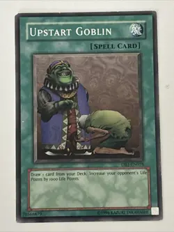 Yu-Gi-Oh! TCG Upstart Goblin DB1-EN018 Dark Beginning 1 Unlimited Common LP - Image 1