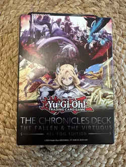 YUGIOH THE CHRONICLES DECK: THE FALLEN & THE VIRTUOUS (ALL-FOIL EDITION) DECK - Image 1