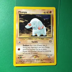 Phanpy 43/111 Neo Genesis Unlimited Pokemon TCG Card NM 2000 WOTC vintage - Image 1