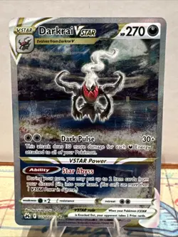 Darkrai VSTAR Crown Zenith: Galarian Gallery Holo Card GG50/GG70 - Image 1