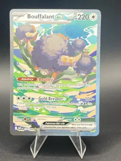 POKEMON TCG S&V White Flare BOUFFALANT EX SIR Special Illustration Card 170/086 - Image 1