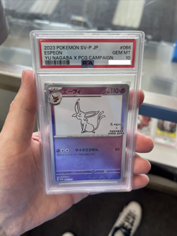 PSA 10 Espeon 066/SV-P YU NAGABA PROMO Japanese Pokemon Card Gem Mint - Image 2