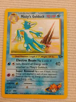 Pokemon Card Misty's Golduck Holo Ita - Image 1