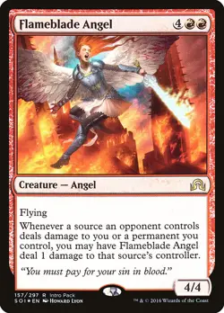 Flameblade Angel (Intro Pack) [Shadows over Innistrad Promos] Magic MTG - Image 1