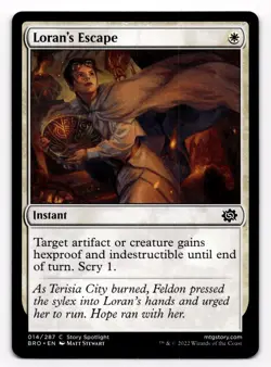 MTG Magic the Gathering Loran's Escape 014/287 The Brothers' War BRO - Image 1