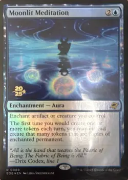 Edge of Eternities Moonlit Meditation prerelease promo Foil - Image 1
