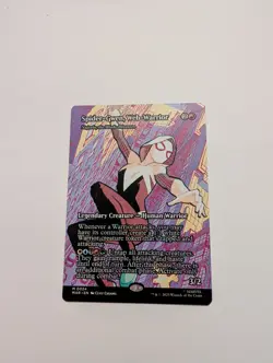 MTG Spider-Gwen, Web-Warrior 0024 Borderless MTG Spider-Man Non-Foil NM/M - Image 1