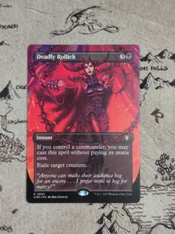 Deadly Rollick (Borderless) Commander Masters Regular - Image 1