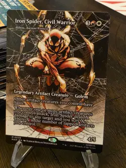 Iron Spider, Civil Warrior - #39 Regular - Borderless - Spider Man - Mtg - Image 1
