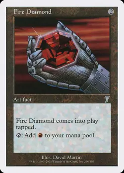 Fire Diamond [Seventh Edition] Magic MTG - Image 1