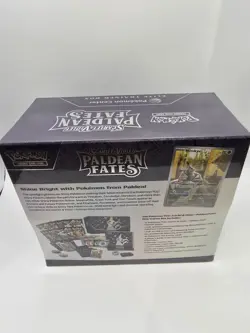 Pokemon Center Exclusive Paldean Fates ETB Elite Trainer Box New Sealed x1 - Image 3