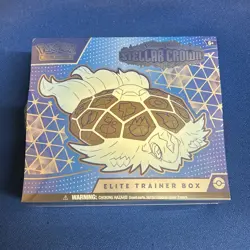 Pokemon TCG Sealed Stellar Crown ETB Elite Trainer Box - Image 1