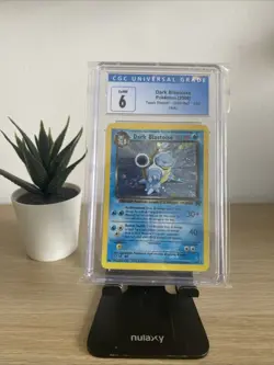Pokemon CGC 6 Dark Blastoise / Team Rocket - Unlimited - 3/82 Holo - Image 1