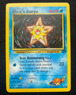 Pokemon TCG Misty's Staryu Gym Challenge 92/132 Regular (LP) - Image 1