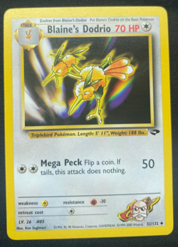 Pokemon TCG Blaine's Dodrio Gym Challenge 32/132 Regular (NM/LP) - Image 1