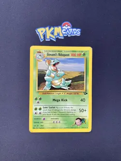 Pokemon TCG Giovanni’s Nidoqueen Gym Challenge 23/132 Regular Rare MP. - Image 1
