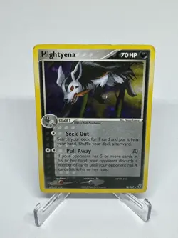 Pokemon TCG Mightyena EX Deoxys 12/107 Holo Holo Rare - Read Description - Image 1