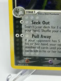 Pokemon TCG Mightyena EX Deoxys 12/107 Holo Holo Rare - Read Description - Image 4