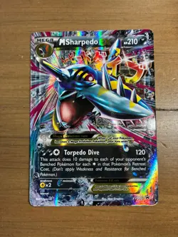 Pokemon TCG - M Sharpedo EX - XY200 - Promo - XY Black Star Promo Full Art 200?? - Image 1