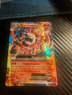 M Camerupt EX XY198/211 Promo XY Black Star Promos Pokemon Near Mint - Image 1