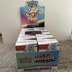 Pokemon Prismatic Evolutions Booster Bundle Case X10 Bundles (Unsealed Case) - Image 5