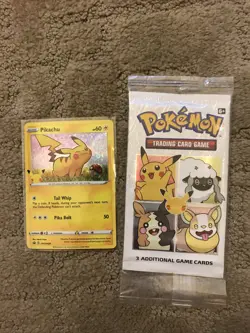Pokemon General Mills 25th Anniversary Booster Pack Plus Holo Pikachu - Image 1
