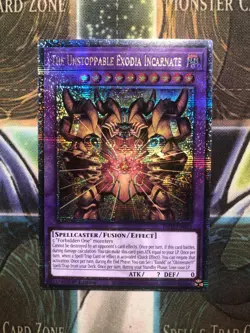 *** THE UNSTOPPABLE EXODIA INCARNATE *** QUARTER CENTURY RARE INFO-EN033 YUGIOH! - Image 1