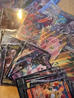‘ALL HITS’ Pokemon cards bundle - 7 x either V, VMAX/VSTAR/GX/Ex - NO DUPES - Image 1
