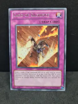 Yugioh Card Of Sacrifice DP10-EN029 Rare Unlimited NM - Image 1