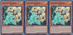 Artifact Lancea - Playset 3 Cards - RA01-EN006 - Ultra Rare - Yugioh - Image 1