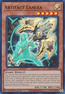 Artifact Lancea - Playset 3 Cards - RA01-EN006 - Ultra Rare - Yugioh - Image 2
