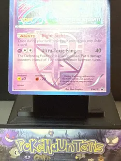 Pokemon Card Crobat BW51 Plasma Storm Prerelease Promo Staff Light Play - Image 3