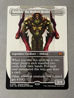 Kozilek the Broken Reality Borderless 382 Mythic MH3 NM MTG - Image 1
