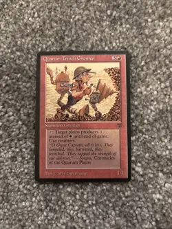 WOTC MtG Legends Quarum Trench Gnomes (R) EX - Image 1
