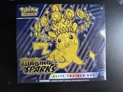 Pokemon Scarlet & Violet Surging Sparks Elite Trainer Box ETB Factory Sealed - Image 1