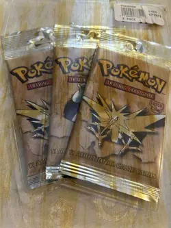 1999 Pokemon Fossil Blister Packs - Factory Sealed (Full Art Set WOTC Full Set 3 - Image 2