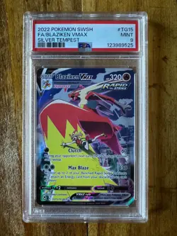 POKEMON TCG - SILVER TEMPEST TRAINER GALLERY - BLAZIKEN TG15/TG30 - PSA 9 - Image 1