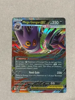 Pokemon TCG Mega Gengar EX 56/94 Phantasmal Flames Pack To Sleeve Near Mint NM - Image 1