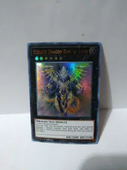 Yugioh Hieratic Dragon King of Atum GFTP-EN051 Ultra Rare 1st Edition NM - Image 1