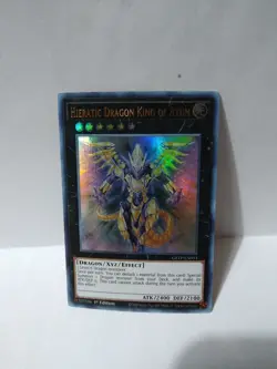 Yugioh Hieratic Dragon King of Atum GFTP-EN051 Ultra Rare 1st Edition NM - Image 2
