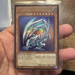 Yu-Gi-Oh Blue Eyes White Dragon LCKC-EN001 Ultra Rare +Bonus FREE SHIPPING! - Image 1