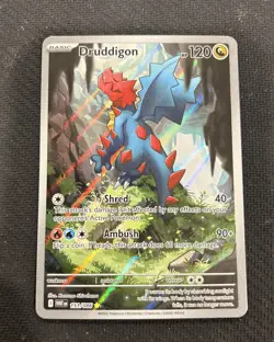 Pokemon TCG White Flare Druddigon Illustration Card 151/086 M/Nm Condition - Image 1