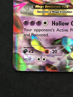 M Gengar EX XY166 Mega Pokemon TCG XY Black Star Promo Card Shiny - Image 5