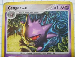 Pokemon 2008 Gengar Non Holo 18/100 Card LV43 Stage 2 Vintage Nintendo TCG HP110 - Image 5