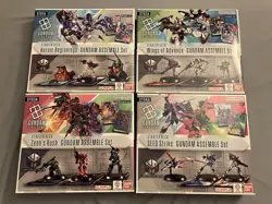 Gundam Card Game Starter Deck + Assemble Set Lot: ST01A, 02A, 03A, 04A + Bag - Image 1