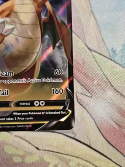 Pokemon Go TCG Dragonite V Full Art Holo Ultra Secret Rare Card Lot PSA BGS - Image 5