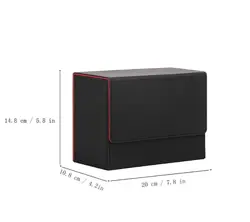 GREY- Graded Card Deck Box , Card Storage Box Graded Slabs - Image 3